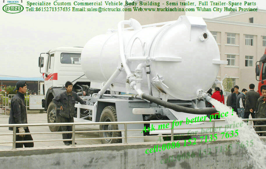 Beiben 4X4 NORTH BENZ VACUUM TANKER