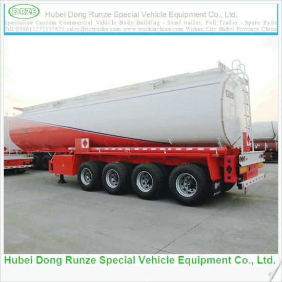 Crude Oil, Diesel Jet A-1 Transport Tank Semi Trailer (60000L 60Cbm 60M3 Aluminum Tanker)