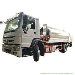 HOWO 16 Ton Intelligent Asphalt Distributor Truck 6m3 Asphalt Emulsion Tank