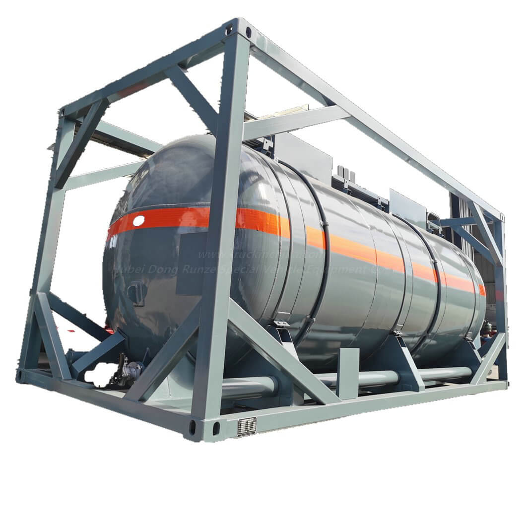 20FT Tank Container for Nitric Acid ( 12mm Pure Aluminium Tank 18CBM)