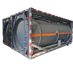 20FT Stainless Steel Hydrofluoric Acid Nitric Acid Isotanks Container 20KL MAWP 4.8Bar