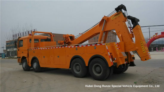 Shacman Heavy Duty Rotator Wrecker for Towing 50 Ton Truck Boom Lifting 25 Ton 12 Wheels