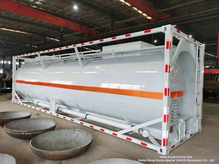 30ft Tank Container for Corrosive Diluted Sulfuric Acid 18~24KL Ling LLDPE