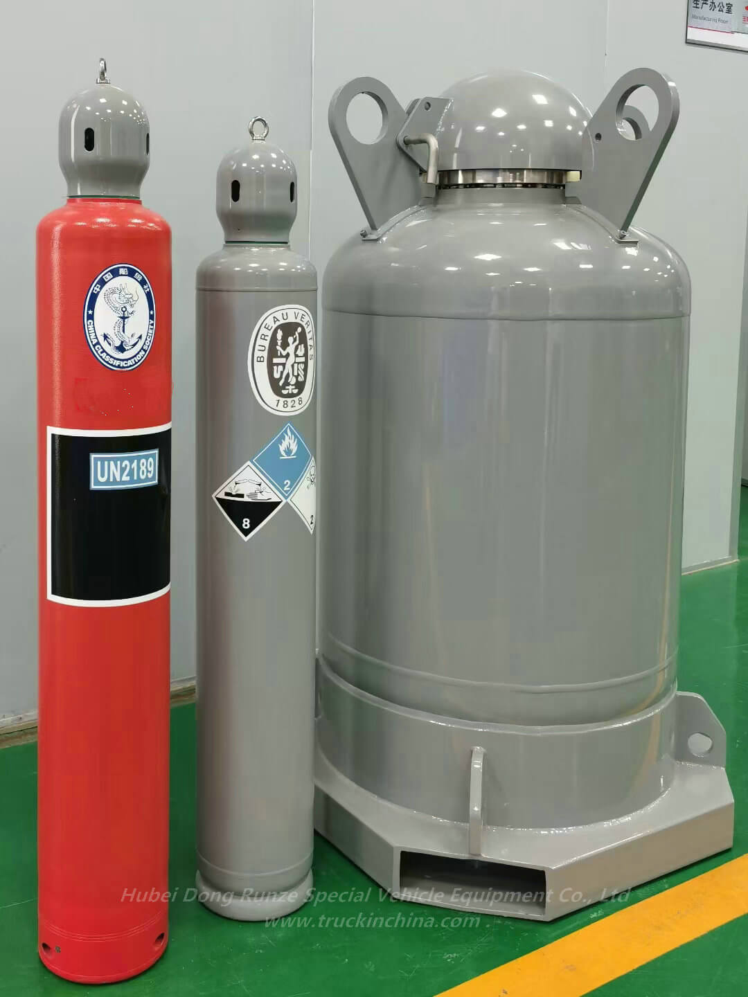 T22 T21 T20 Stainless Steel Portable Tanks High Pressure High Purity Ultrapure Industrial Gas Cylinder 8L,19L,40L,80L,106L,110L,450L 516L