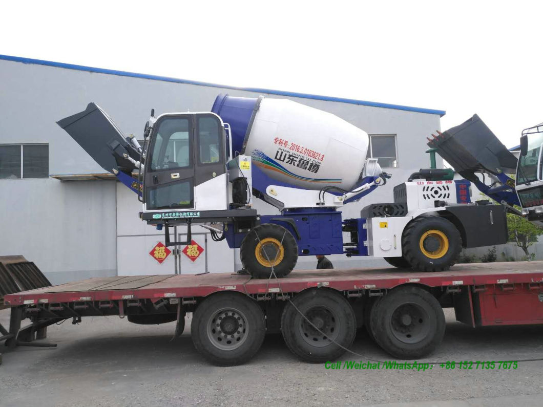 Wholesale Luzun Self Loading Concrete Mixer Truck 2.6m3 3cbm (Self