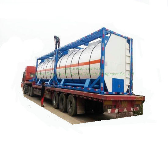 T4 ISO Heat Preservation Insulated Tank Container Bdp - Bisphenol A (diphenyl Phosphate) Material S30408 / S30403 / S31603 Tank Inner Or Outer Steam Coils