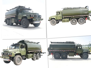 Dongfeng Off-road 6X6 Fuel Diesel Delivery Tanker Truck with Fuel Bowser