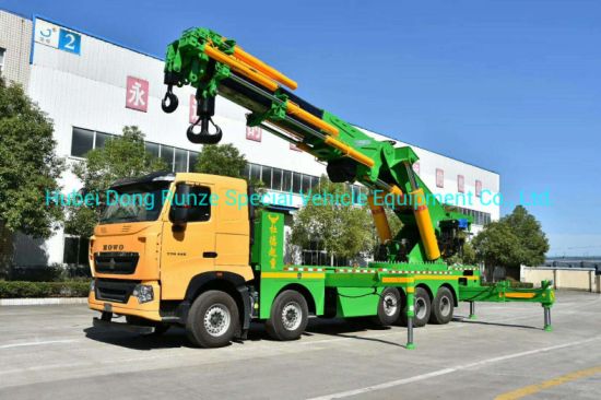Sinotruck HOWO 10X4 Mounted Crane Truck 160ton Sq3200zb6 Knuckle Crane
