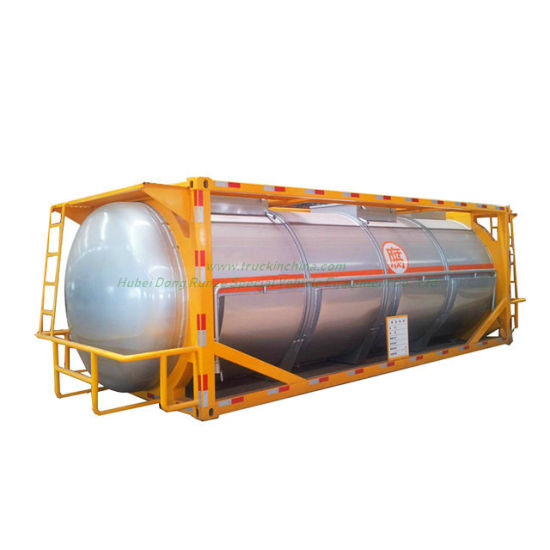 Swap Isotank Phosphorus Tank Container with Steam Heating for Un 1381, Phosphorus White or Yellow, Under Water or in Solution
