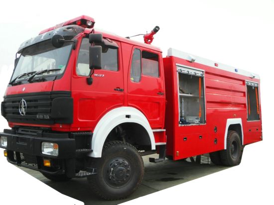 Double Cabin Beiben 4X4 Water Tanker Fire Truck for Sale (Fire Pumper, Fire Fighting Vehicle, Fire Tender)
