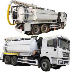 Shacman F3000 Hydro Excavators Truck Sewer Jet Suction Units (RHD 13500L Sewage+4000L Clean Water )