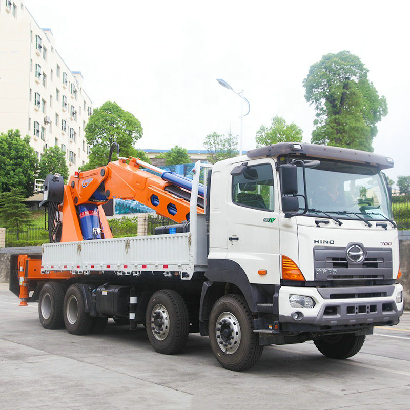 Hino 700 Truck Mounted Crane 12 Wheels 8X4 Sq1800zb6 Knuckle Crane 90ton