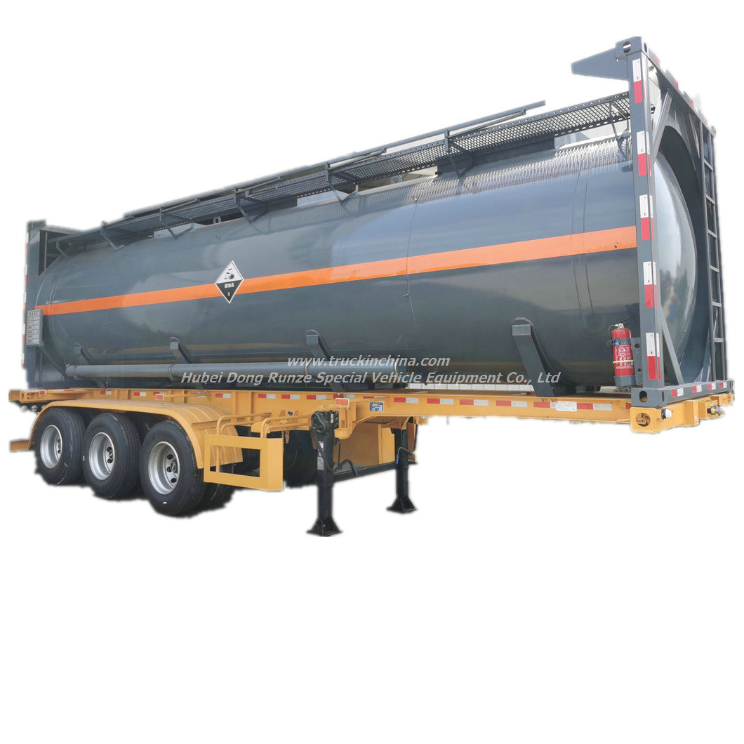 30FT Corrosive Chemical Liquid Acid Tank Containers 31KL Q235B+PE