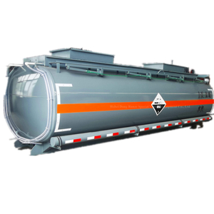 PE Lined Hydrocyanic Acid Tank 15M3 For Tanker Lorry ( Truck Body SKD 6m 4x2 Chassis)