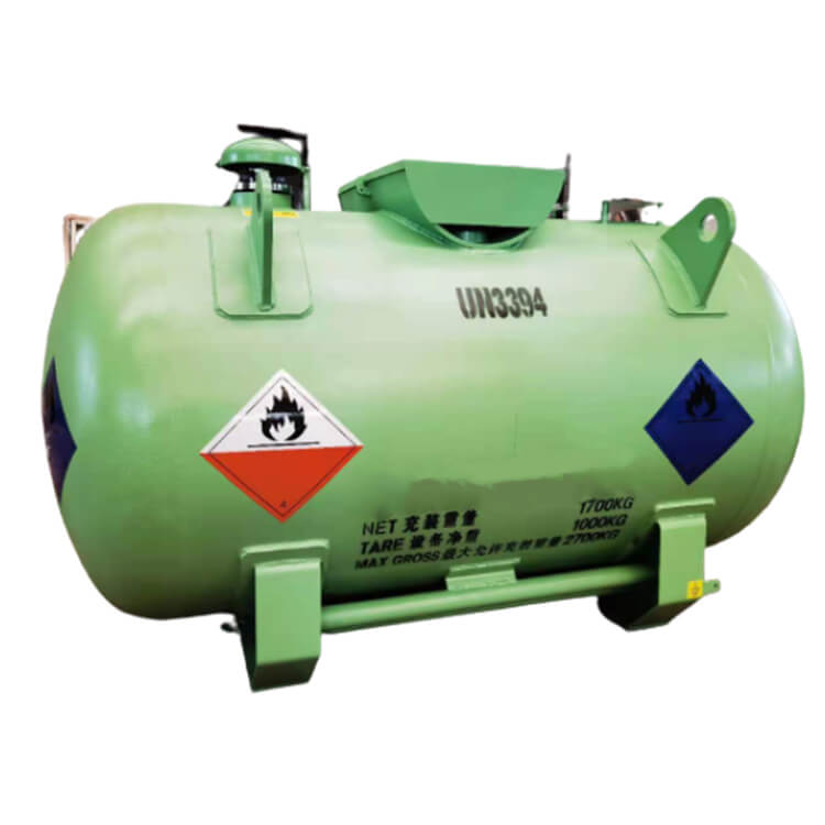 T21 IBCs Triethyl Aluminum Storage Tank (UN3394 TEAL Cylinder) Loading 1700KGS