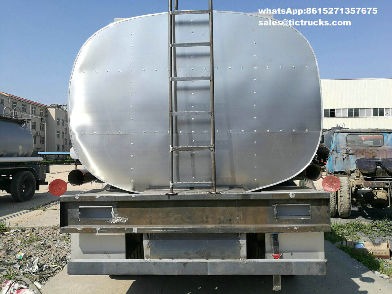 Stainless Steel Tanker Semi Trailer for Ammonium Nitrate, Hot Liquid Sulfur Transport Solution 
