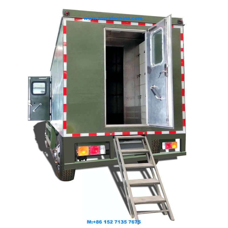 Military Mobile Showers Trailer Customizing Tow Draw Bar Dolly