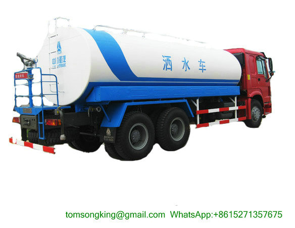 HOWO ZZ1257N4641W 20m3 water tank truck to Ghana price
