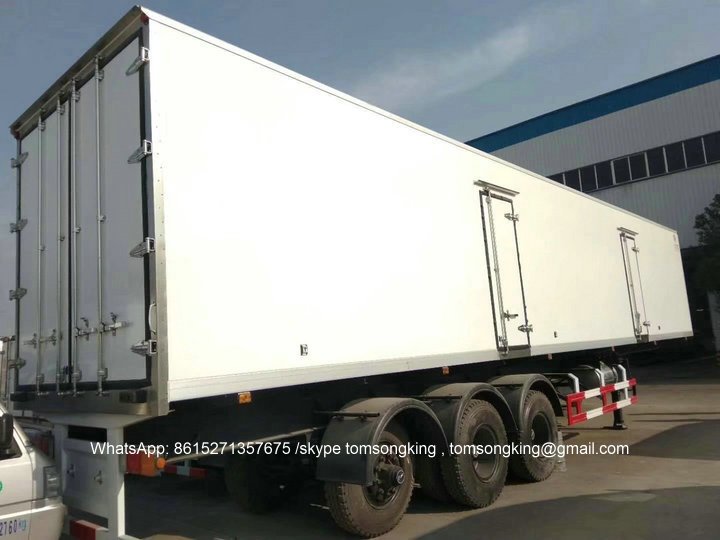 Refrigerated Trailers A Freezer Trailers Customizing 3 Axles With KINGTEC Freezer Unit