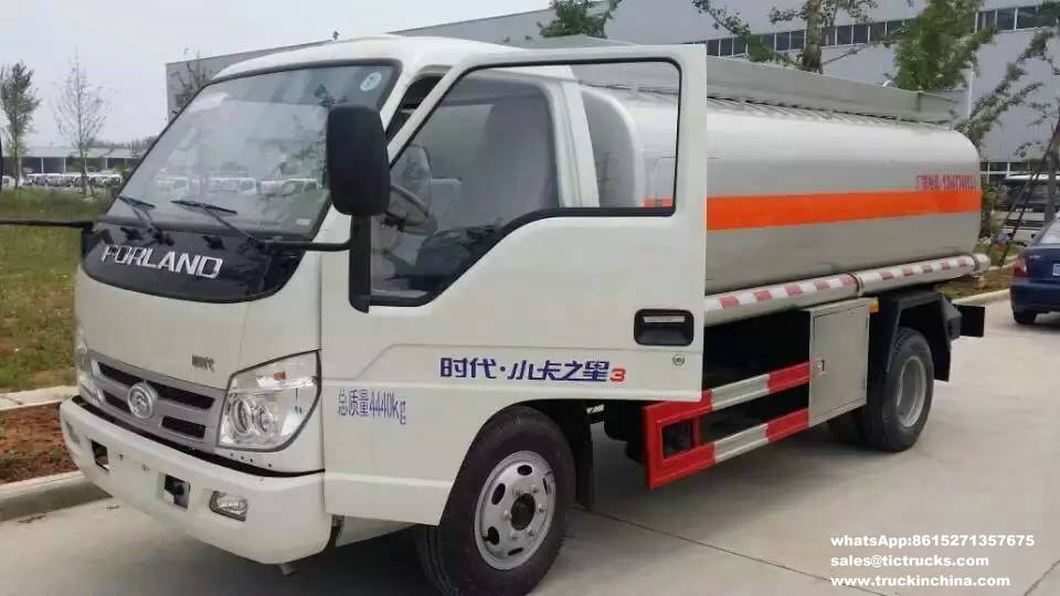 Forland 4x2 RHD Aluminium refueling vehicle 5CBM