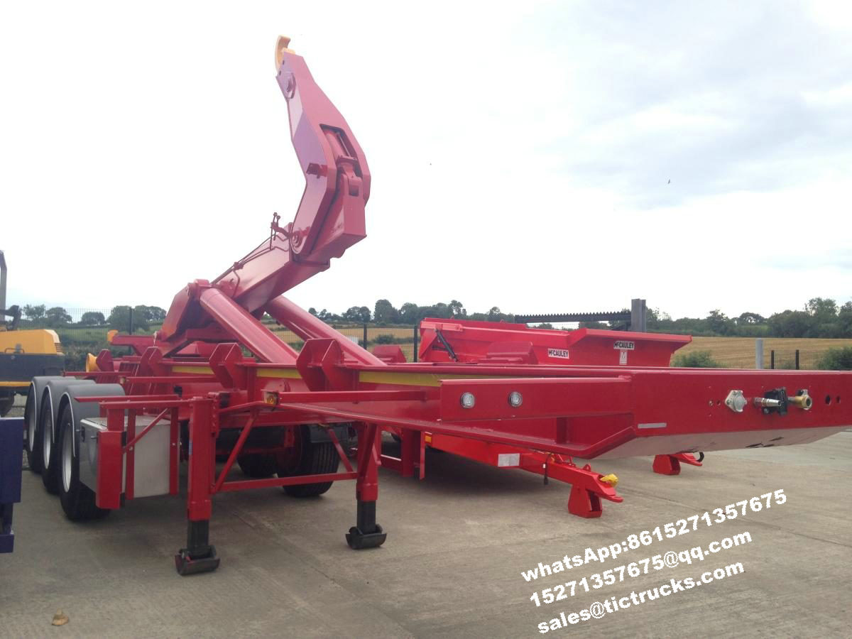 30 T Hooklift trailer Hubei Dong Runze Special Vehicle Equipment Co., Ltd &TIC TRUCKS