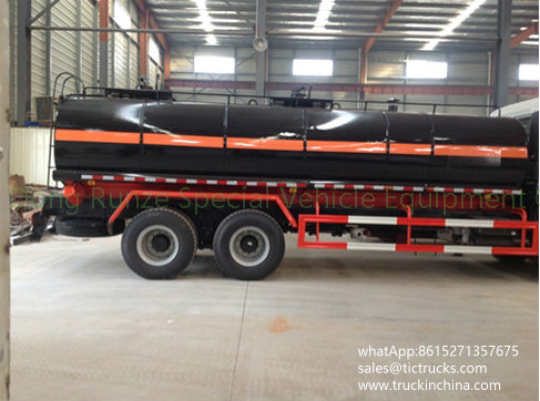 CAMC Bitumen Tanker Heated Asphalt Tank Truck with pump 12-16cbm