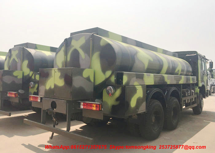 HOWO Military 6X6 Fuel Tanker Truck for Amy Fuel Servicing 18-25CBM