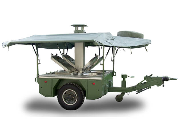  Military Mobile Cooking Kitchen Trailer 
