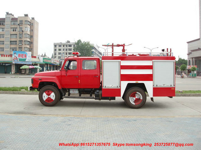 Dong Run Water Foam Fire Truck 4x4 All Wheel Drive 3500 Liters 