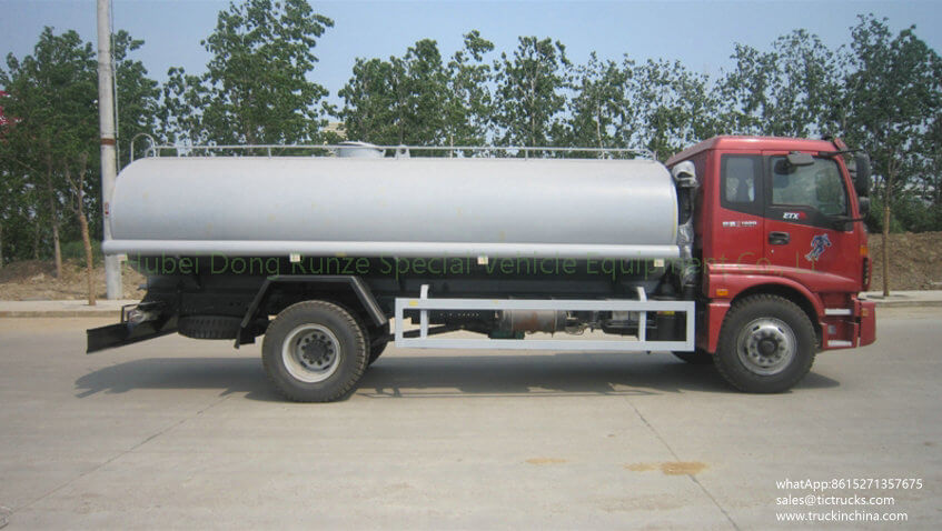 FOTON 10 wheels water tanker 12000L Phaser 160HP /180HP LHD / RHD
