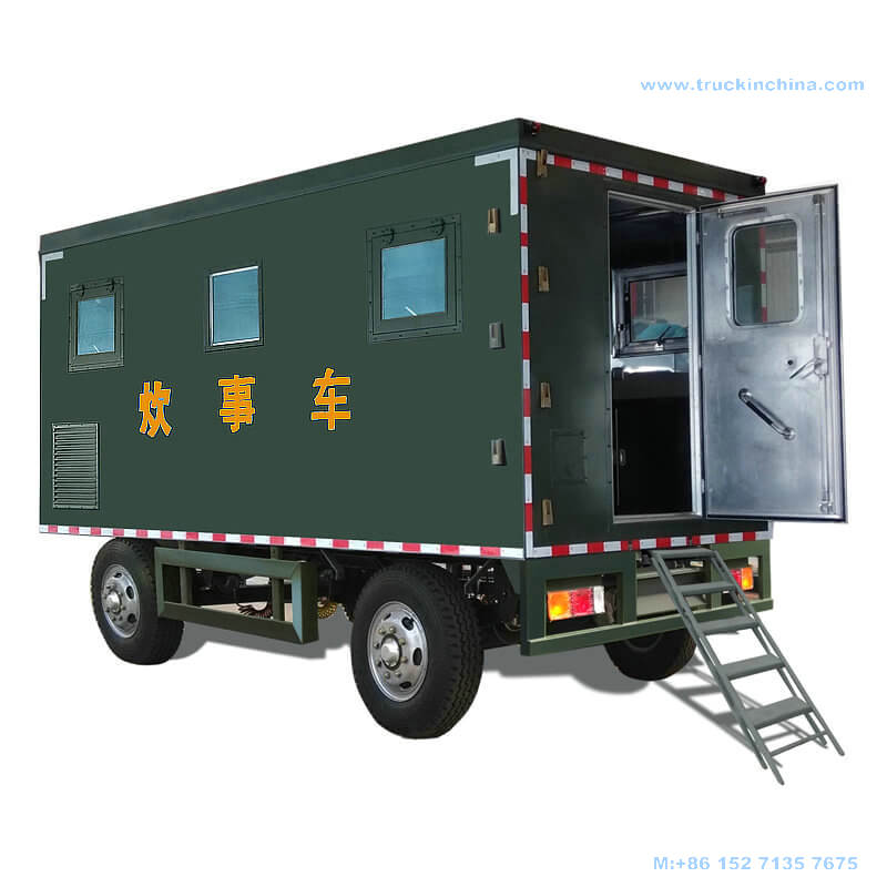  Military Mobile Cooking Full Trailer Customizing Tow Draw Bar Dolly